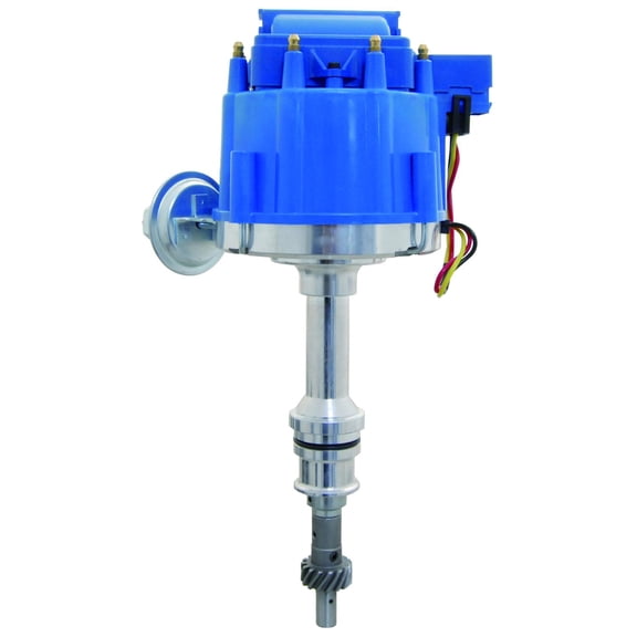 OEG Parts New High Energy Ignition HEI Distributor For Ford Lincoln Mercury W/Small Block Windsor SBF 351W 5.8L V8 W/Blue Cap 8362 8365 8548201 59107C JM6510 PCE376.1043 66983B PCE3761043