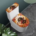 thumbnail image 2 of HELLHERO Leaves Dachshund Soft Dustproof Set of 2 with Fits All Toilet Shapes Bathroom Toilet Cover Set Non-Slip, 2 of 8