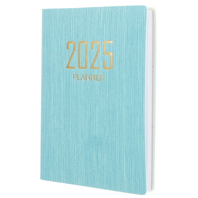 Miangastore 2025 Weekly Appointment Book Planner 2025 Daily Hourly Planner To-Do-List Notebook Teacher Planner For Office Sky-blue