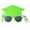 Green, variant on BBilaBu Graduation Sunglasses,End of School Year Gifts,Graduation Gifts