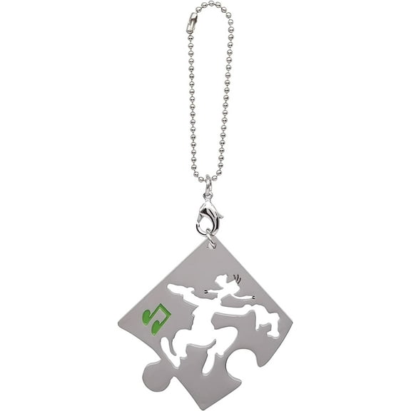 Metal Key Chain - Pewter Key Ring - Disney Puzzlee - Goofy