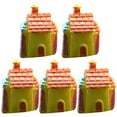 thumbnail image 1 of 5PCS Mini Small Cottages DIY Craft Toys Figure Moss Terrarium Fairy Garden Ornament Landscape Decor Dollhouse, 1 of 8