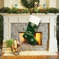 thumbnail image 5 of Xuniizn Christmas Stockings Bulk, Assorted Festive Xmas Stockings for Fireplace Mantel Decor, Traditional Holiday Ornaments, Christmas Decorations for Home, 100%Polyester, Green, 5 of 5