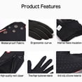thumbnail image 6 of Waterproof Thermal Touch Screen Windproof Bike Gloves for Winter Use, 6 of 7