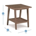thumbnail image 6 of Steve Silver Milani Natural Wood Square End Table, 6 of 6