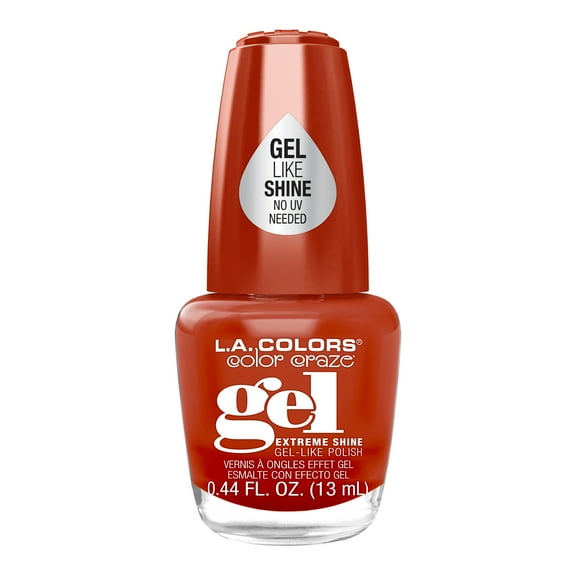L.A. COLORS Gel-Like Nail Polish, Topless, 0.44 fl oz