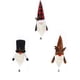 thumbnail image 5 of Cubierta de botella de vino Bewildely muñeco sin rostro de felpa Navidad sombrero de cerveza de champán Universal Rejilla negra roja, 5 of 6