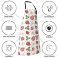 thumbnail image 5 of Pofeuu Strawberry Print Waterproof Apron with Pockets Adjustable Cooking Aprons Kitchen Bib for Baking Household Cleaning, 5 of 8