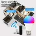 thumbnail image 4 of CNKOO WiFi Smart LED Light Bulb Globe RGB Color Lamp 15W For Alexa Google Home E27B22, 4 of 4