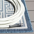 thumbnail image 4 of SAFAVIEH Beach House Hyacinth Geometric Indoor/Outdoor Area Rug, Blue/Ivory, 5'3" x 7'6", 4 of 16