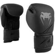 Venum Classic Boxing punching Bag - 70lbs - Black/White - Heavy Bag Kit with Venum Classic Boxing Gloves