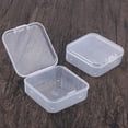 thumbnail image 5 of ELAYARD 12Pcs Clear Plastic Jewelry Storage Containers with Sealing Clasp for Accessories, 5 of 8