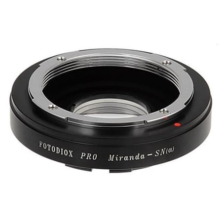 Fotodiox MIR-SnyA-Pro Pro Lens Mount Adapter - Miranda SLR Lens To Sony Alpha A-Mount SLR Camera Body