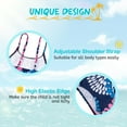 thumbnail image 3 of American Trends Toddler Girls Bathing Swimsuit One Piece Swimsuits for Toddler Girls Bathing Suit for Baby Girl Gorgeous Fireworks 4-5T, 3 of 6
