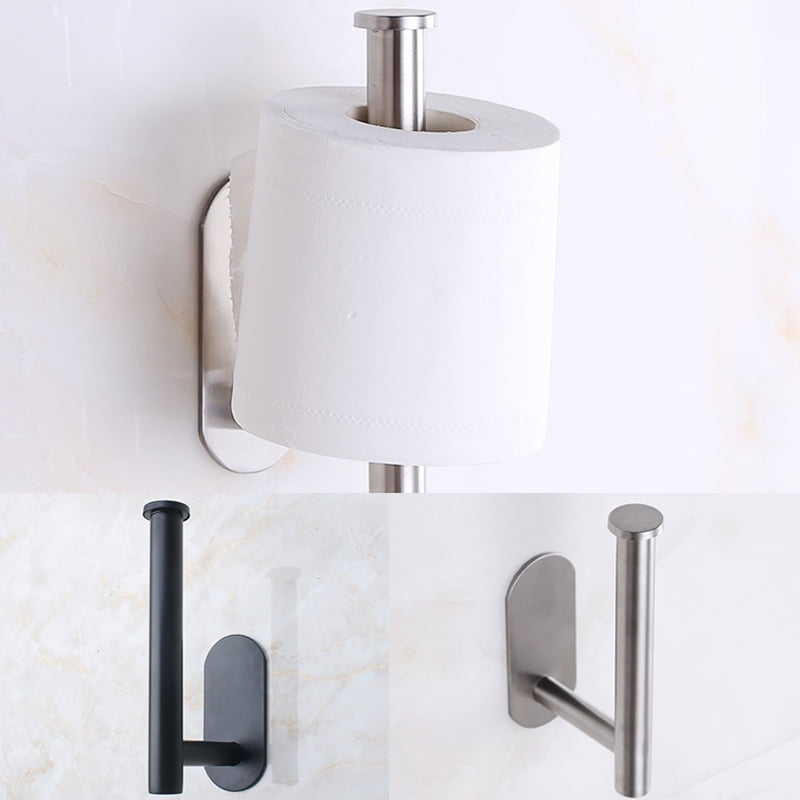 6.3*3.23*4.1" Toilet Paper Holder Storage Steel Tissue Roll Hanger for Toilet Bathroom Space