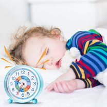 sruoe Alarm Clock, Digital Clock, Alarm Clock for Kids, Silent Study Alarm Clock, Modern Electric Alarm Clocks, Alarms Clock for Bedroom, Blue
