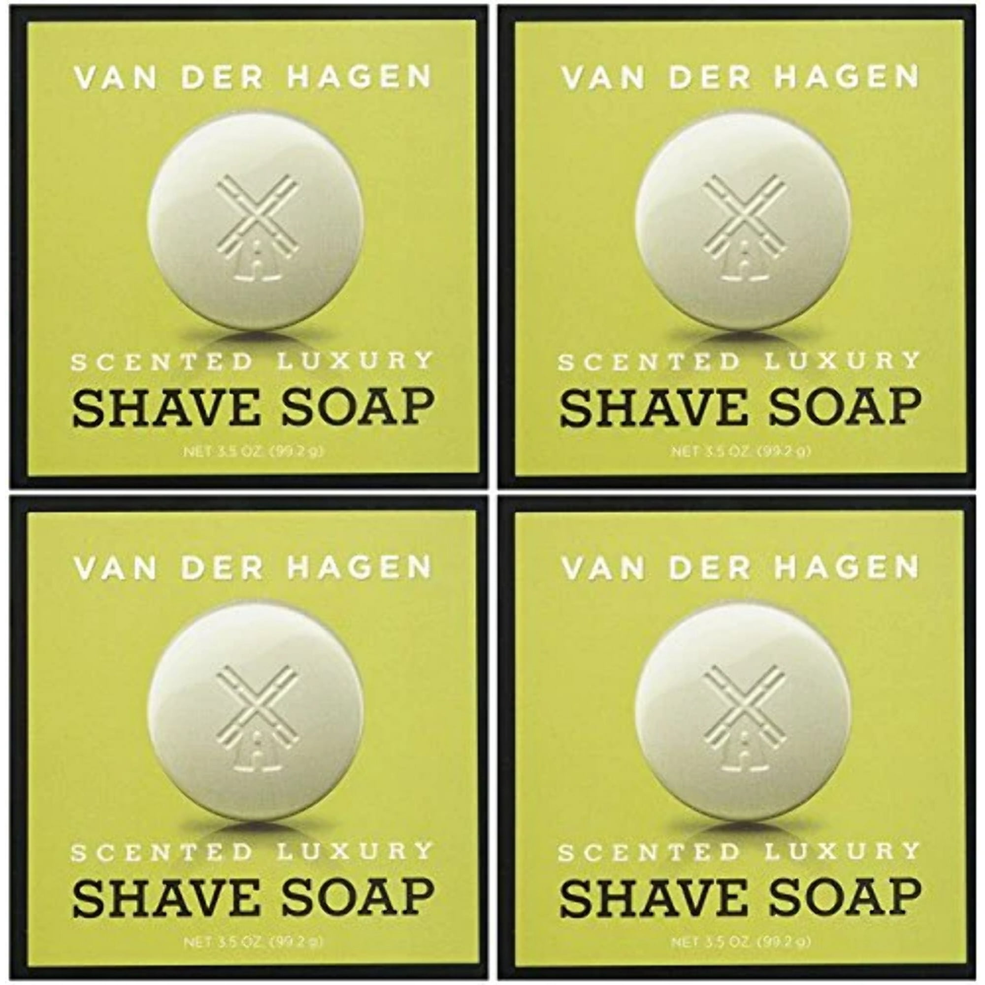 Van Der Hagen Shave Soap, 3.5 oz