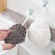 thumbnail image 5 of toallas de mano de chenilla con bola de pelo para baño con cordón para colgar., 5 of 6