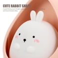 thumbnail image 3 of Miangastore human body induction Rabbit Night Light Pink ABS 1Pack for Stairs, 3 of 8