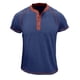 thumbnail image 2 of pstuiky Camisa de manga corta para hombre, Camiseta de manga corta con cuello redondo y botones para hombre camisas casuales para hombre m, 2 of 4