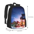 thumbnail image 2 of Sigee Lantern On Snow With Christmas for Simple large capacity backpack Travel Laptop Backpack, Business for Travel and Daily Use, 2 of 9