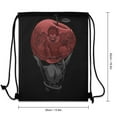 thumbnail image 3 of Death Note Ryuk Drawstring Bags Lightweight Shoulder Backpack High Capacity Sport Bag Gym Sack Beach Daypack for Men Women, 3 of 8