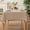 Khaki, variant on Knubmt Solid Color Linen Tablecloth Washable Decorative Fabric Table Cloth Rectangle Dining Table Cover for Dining/Buffet/Wedding, 35" x 55"
