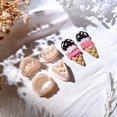 thumbnail image 1 of Lindo molde for recortar pendientes con forma de contorno de helado de cerámica blanda, molde decorativo for recortar de cerámica blanda de plástico DIY, 1 of 4