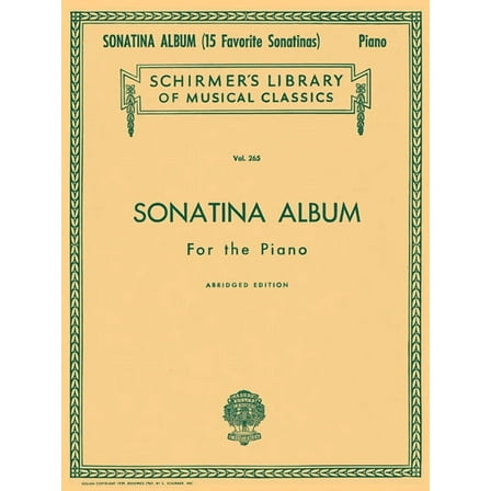Sonatina Album: Schirmer Library of Classics Volume 265 Piano Solo, (Paperback)