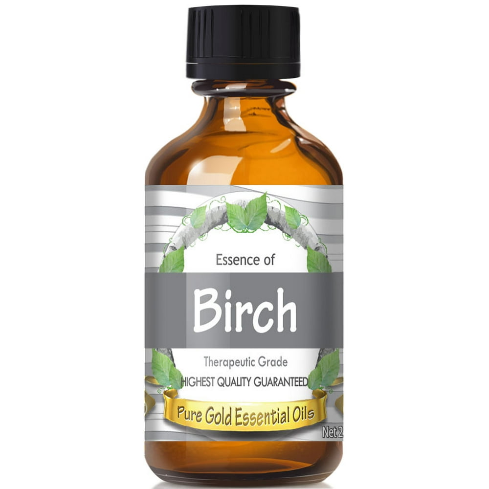 Pure Gold Birch Essential Oil, 100 Natural & Undiluted, 60ml Walmart