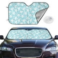 thumbnail image 2 of Kdxio Cute Rabbit Print Windshield Sun Shade,UV Rays and Sun Heat Protection,Sunshade for Car Windshield,Car Shade Front Windshield - Small, 2 of 6