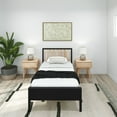 thumbnail image 2 of Plank+Beam Scandinavian Twin Bed Frame with Headboard, Solid Wood Platform Bed for Adults, 2 of 8