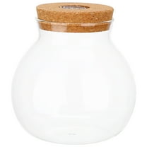 PAMINGONO Glass Fish Tank White High Borosilicate Glass 1Set 5.5x5.1x5.1in