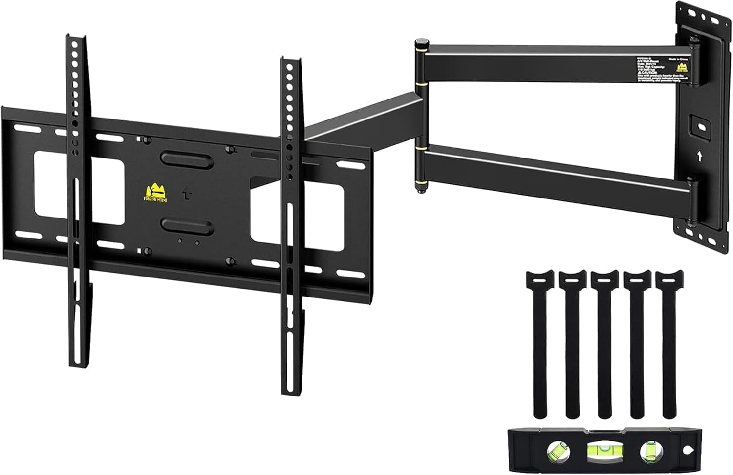 FORGING MOUNT Corner TV Wall Mount Long Arm TV Mount for 23"-65" TVs, Full Motion TV Wall Mount with 33" of Smooth Extension, Holds 99lbs, Max 400X400mm