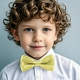 thumbnail image 2 of hengsof Classic Solid Color Bow Tie for Boys, Cute Bow Tie for School Uniform Shirts, Perfect for Back To School Season, 2 of 6