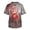 Gray B, variant on Men's Halloween Print Scrub Tops Short Sleeve V-Neck Chest & Two Front Pockets Bat Star Pattern Medical Nurse Shirts for Clinic Vet Dental Healthcare Uniform Green B 2XL