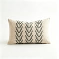 thumbnail image 2 of Farmhouse Leaves Lumbar Throw Pillow Covers 12x20 Inch Pastoral Decorative Print Natural Linen Cushion Cases for Sofa Bed Living Room Outdoor Couch Car Decor 4PC, 2 of 5