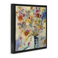 thumbnail image 3 of Stupell Industries Chaotic Flowers Line Drawing Abstract Painting Black Floater Framed Canvas Art Print Wall Art, 18 x 18, 3 of 9