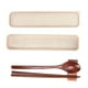 thumbnail image 3 of Cuchara de palillos de madera, 4 piezas/juego de palillos de madera, cuchara, palillos, vajilla, funcionalidad de alta precisión, 3 of 8
