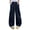 A-Navy307, variant on JAJAHO Girls Summer Casual Pants Lightweight Sportswear For Kids Teens Wide Leg Elastic Waist Drawstring Pants 5-16Y Versatile Trousers