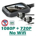 thumbnail image 2 of Motorcycle DVR Dash Cam 1080P+1080P Full HD Front Rear View Waterproof Motorcycle Camera GPS Logger Recorder Box ,Clear Images, 2 of 7