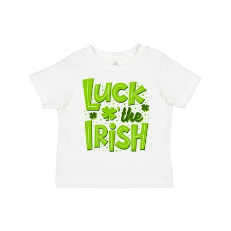 

Inktastic St. Patrick s Day Luck O the Irish Shamrock Replacing O Gift Toddler Boy or Toddler Girl T-Shirt