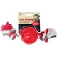 Ethical Pets 54106 Joue une Balle en Caoutchouc Solide avec une Corde, 3.75", Rouge – image 1 sur 1
