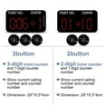 thumbnail image 5 of KOQICALL Wireless Take a Number System, Queue Calling System with LED Number Counter Display and 3 Call Buttons for Restaurant, Hospital, Clinic, Bank, Food Truck, 5 of 9