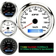 thumbnail image 2 of 85MM GPS Speedometer 30/60/120/200KMH 9-30V 7 Colors Backlight Odometer Speed Gauge Meter GPS Antenna For Motorcycle Accessories ,Wide Applicability, 2 of 4