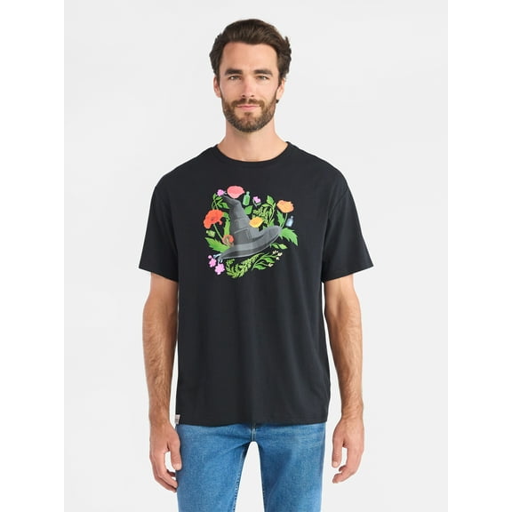 Wicked Men's and Big Men's Front Back Graphic Tee with Short Sleeves, Sizes S-3XL