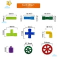 thumbnail image 2 of Bloques de construcción para ensamblaje de tuberías de agua para niños, bricolaje, primera infancia, jardín de infantes, desarrollo del bebé, inteligencia, puesto de juguetes de plástico, 2 of 4