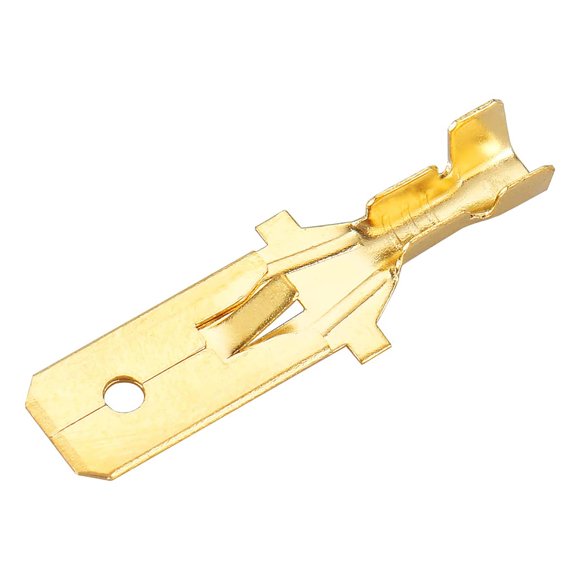 Baomain Connecteurs de Pelle Mâle à Raccord Rapide 0.3 Pouce 7.8mm Non Isolé Lot de 100