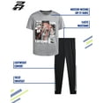 thumbnail image 7 of Pro Athlete Boys' Active Pants Set - 2 Piece Performance T-Shirt and Tricot Jogger Sweatpants - Sports Outfit for Boys (8-16), 7 of 7