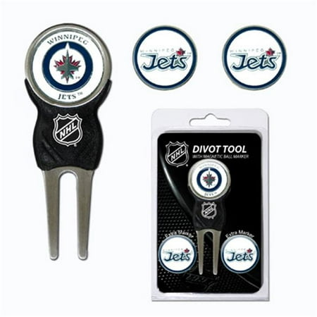 UPC 637556159458 product image for Team Golf NHL Winnipeg Jets Divot Tool Pack With 3 Golf Ball Markers | upcitemdb.com
